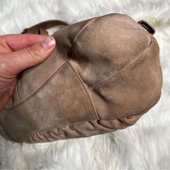 Yves saint Laurent suede bag - preowned - Picture 4 of 11